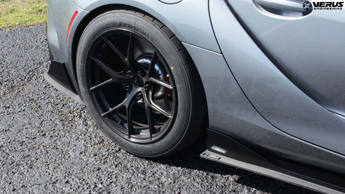 Verus - Carbon Polyweave Side Splitter Kit - Mk5 Toyota Supra - A0263A
