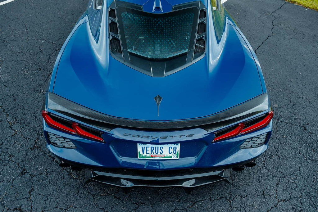Verus - Carbon Ducktail Rear Spoiler - Corvette Stingray (C8) - A0302A
