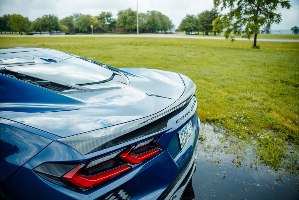 Verus - Carbon Ducktail Rear Spoiler - Corvette Stingray (C8) - A0302A