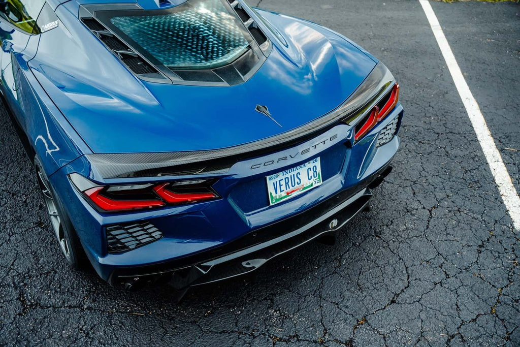 Verus - Carbon Ducktail Rear Spoiler - Corvette Stingray (C8) - A0302A