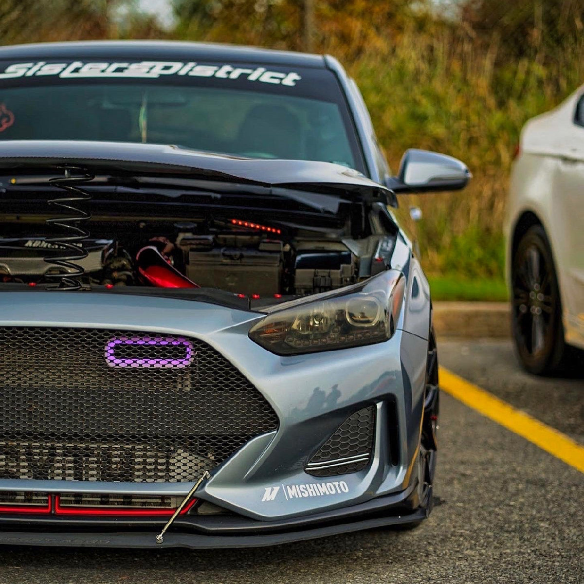 Velossa Tech - 2019-2022 Hyundai Veloster Turbo/R-spec/Non-Turbo BIG MOUTH &quot;LIT KIT&quot; Ram Air Intake Snorkel