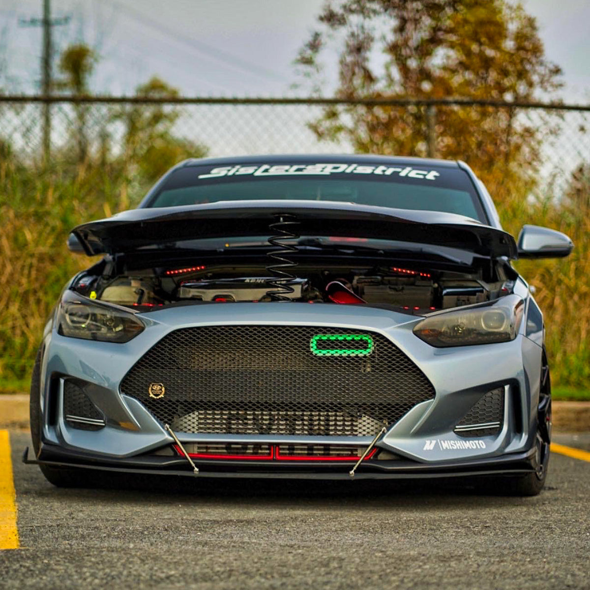 Velossa Tech - 2019-2022 Hyundai Veloster Turbo/R-spec/Non-Turbo BIG MOUTH &quot;LIT KIT&quot; Ram Air Intake Snorkel