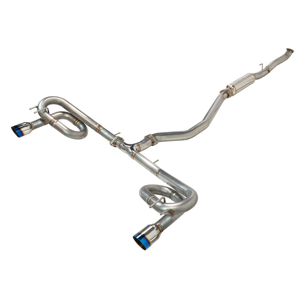 Remark 2022+ Honda Civic Si FE1 Sport Touring (Link Loop) Catback Exhaust w/ Burnt Stainless Tip - RK-C2063H-08T