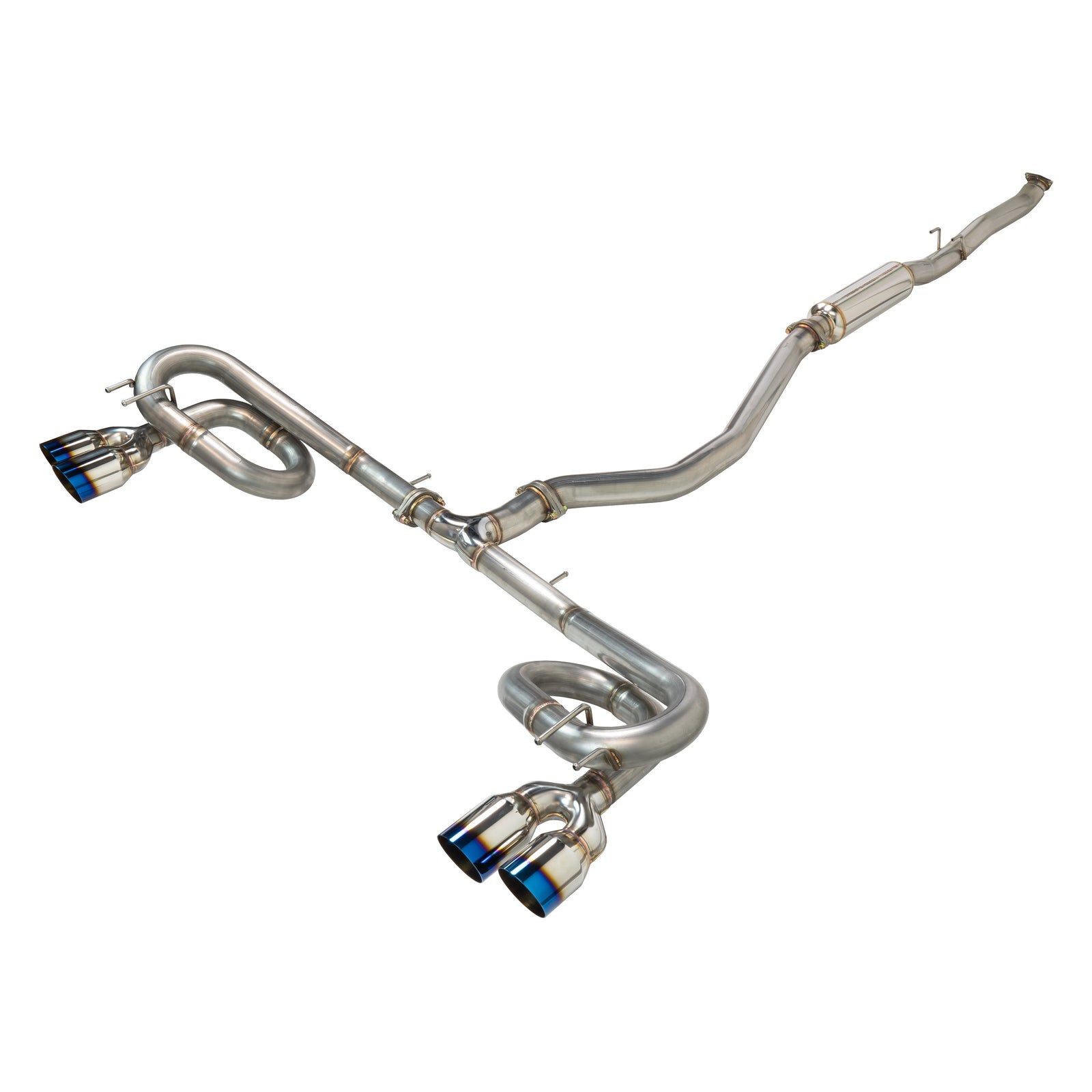 Remark 2022+ Honda Civic Hatchback Sport Touring FL1 (Link Loop) Catback Exhaust Burnt Stainless Tip - RK-C4063H-07T