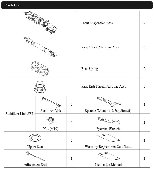 HKS HIPERMAX S GE8 Full Kit - 80330-AH004