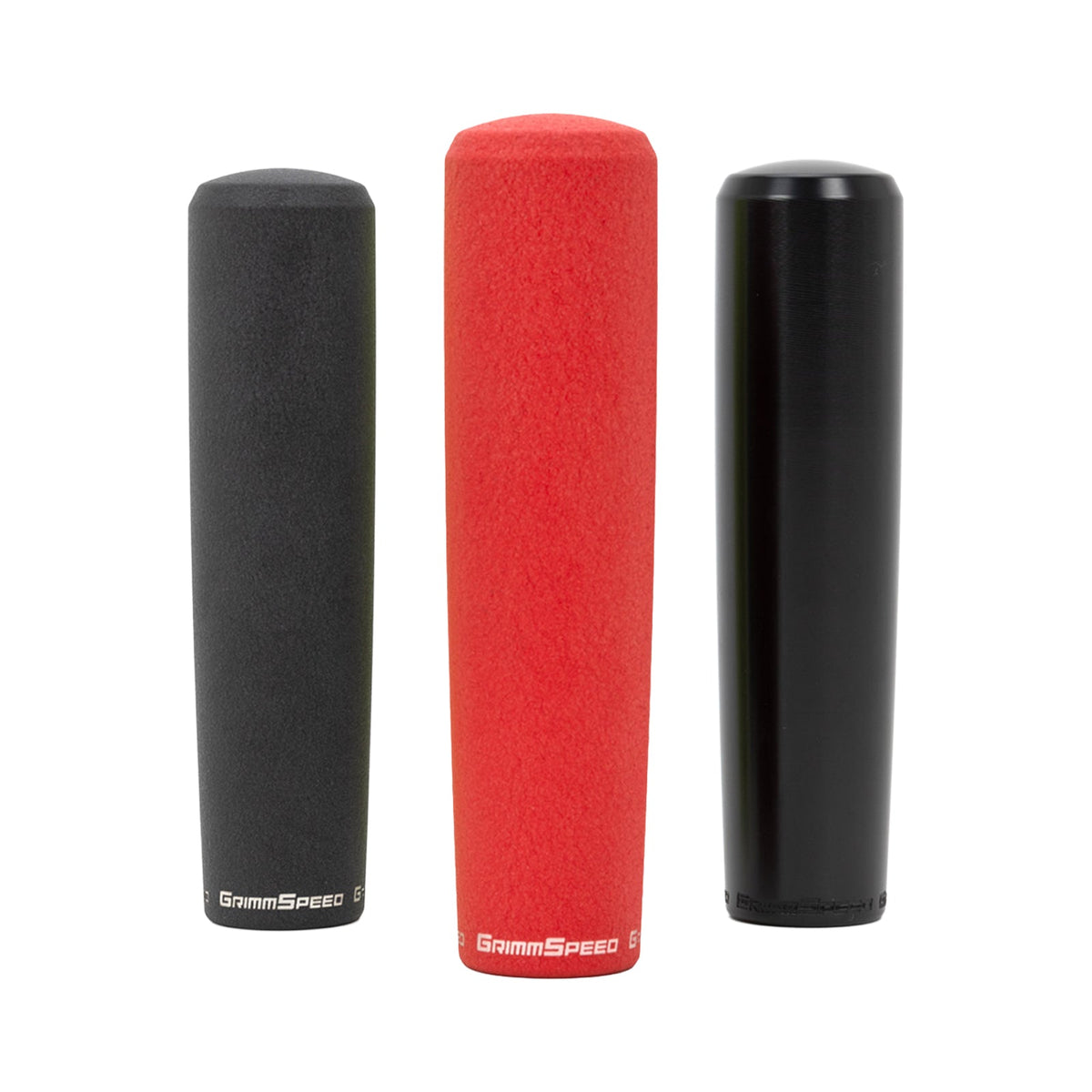 GrimmSpeed Tallboy Shift Knob Aluminum Red - M12x1.25 - GRM380008