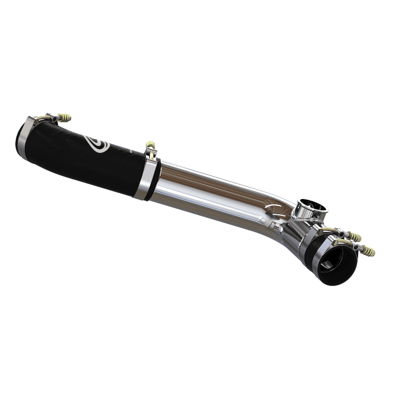 S&B Cold Side Intercooler Pipe With Blowoff Valve Flange for Turbosmart Raceport for 2020-2024 Ford Explorer ST, Lincoln Aviator 3.0L - 83-1005