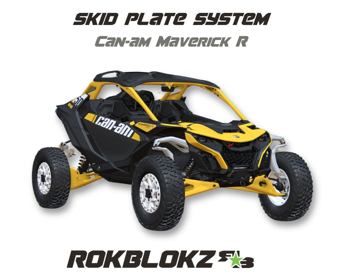 RokBlokz Can-Am Maverick R Skid Plate