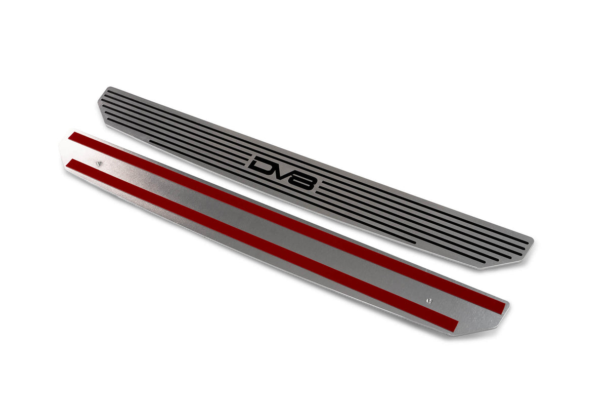 DV8 Offroad - Front Sill Plates with DV8 Logo - D-JL-180014-SIL2