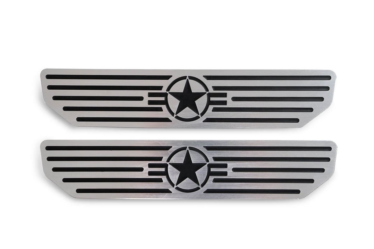 DV8 Offroad - Rear Sill Plates with in.Since 1942 in. Logo - D-JL-180014-STR4