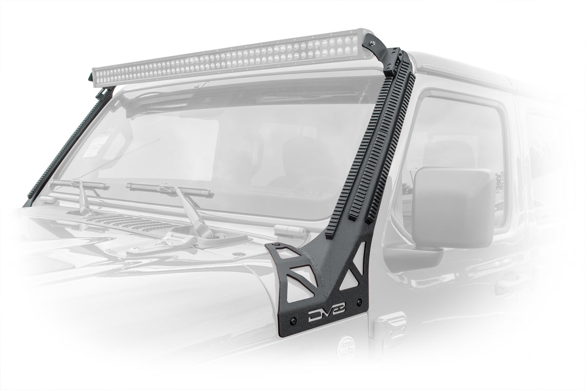 DV8 Offroad - A-Pillar Mounted Rail System - D-JL-190052-PIL