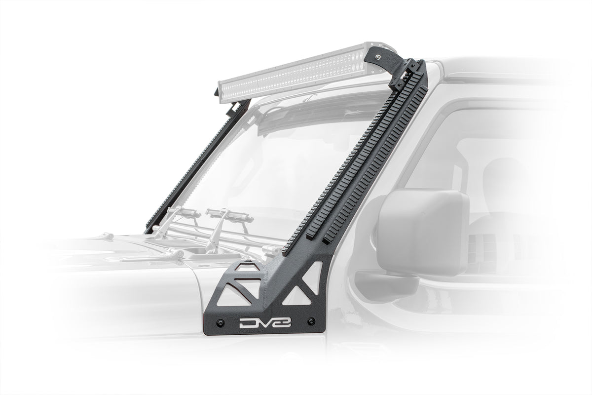 DV8 Offroad - A-Pillar Mounted Rail System - D-JL-190052-PIL