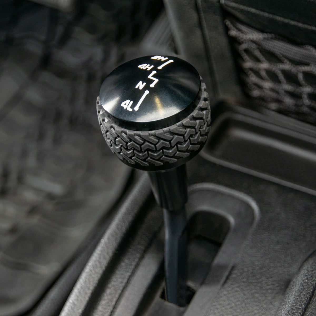 DV8 Offroad - 4WD Shift Knob; Black - D-JP-180011-BK