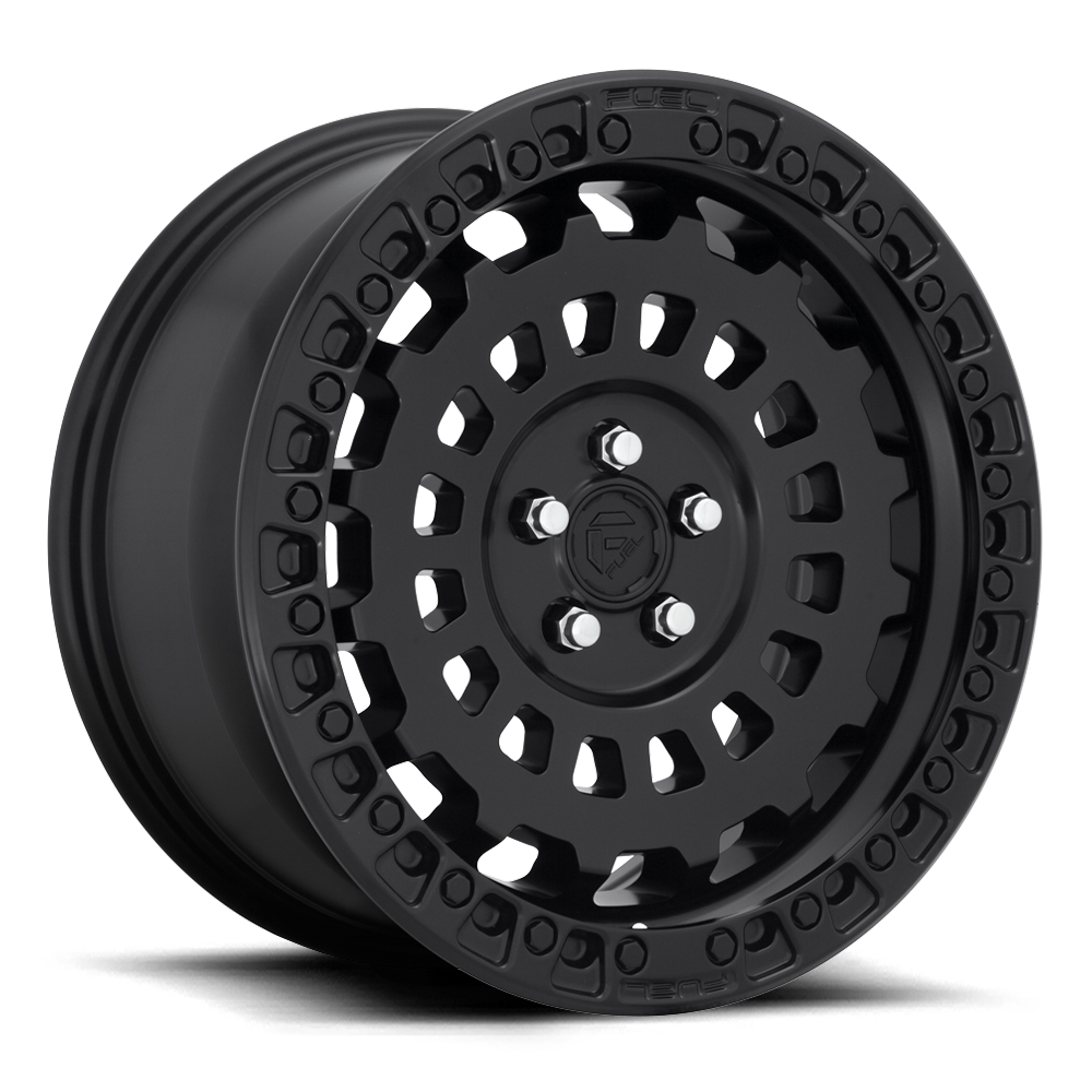 Fuel Off-Road Aluminum Wheels 17X9 Zephyr Beadlock D101 Matte Black