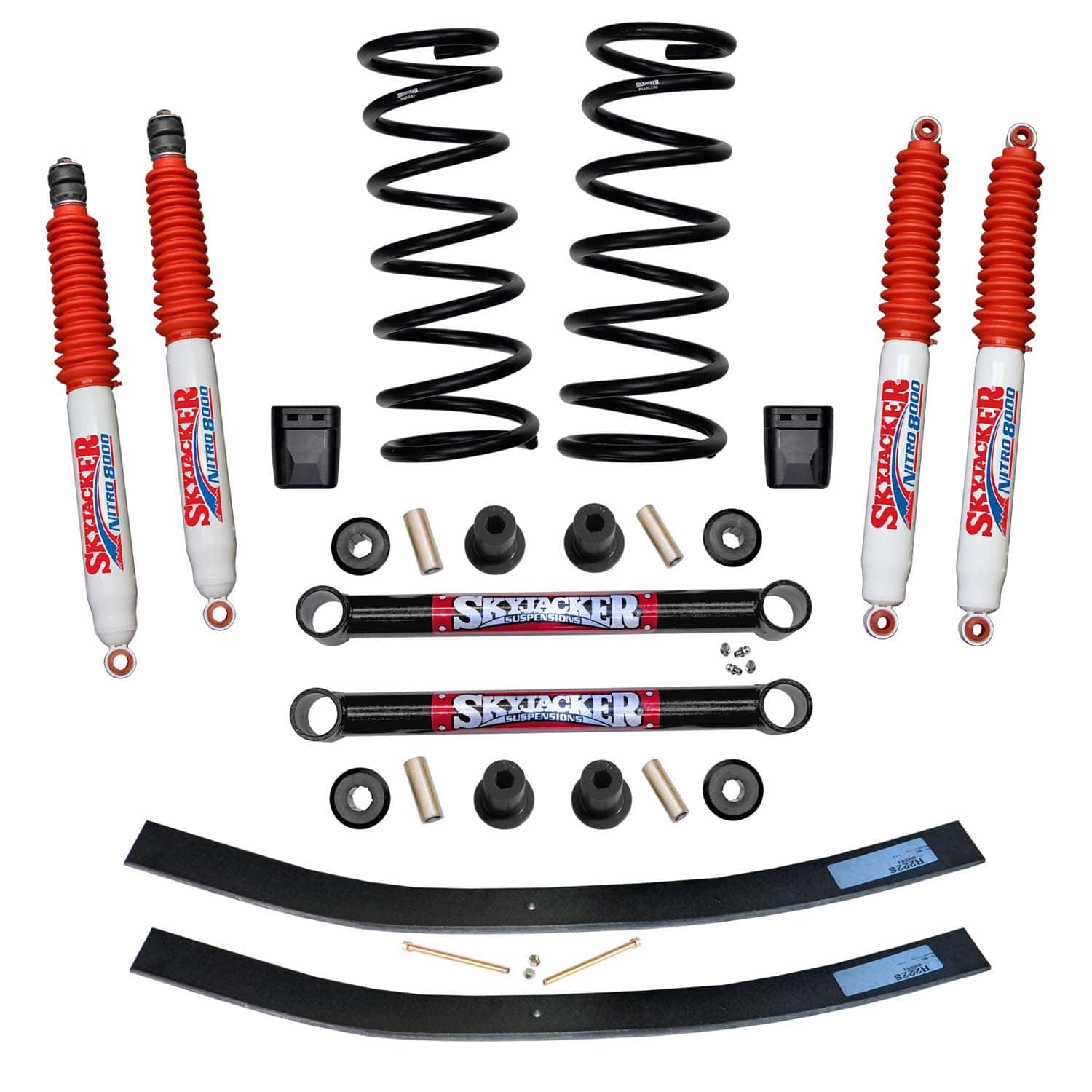 Skyjacker 00-01 Dodge Ram 1500 3 In Suspension Lift Kit With Adx M2.0 Aluminum Monotube Shocks - D3012K-XM