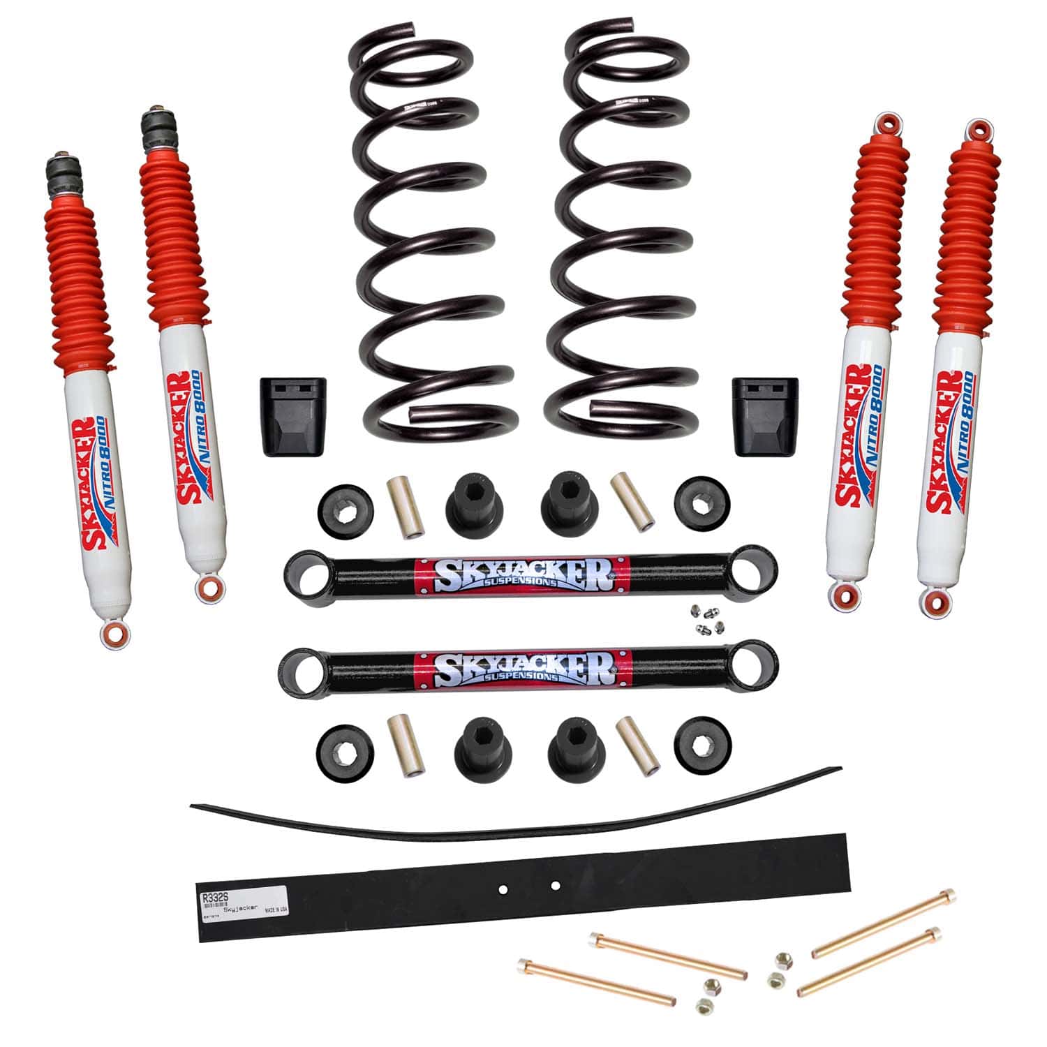 Skyjacker 06-07 Dodge Ram 1500 3 In Suspension Lift Kit With Adx M2.0 Aluminum Monotube Shocks