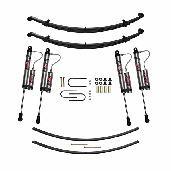 Skyjacker 75-93 Dodge W100 4 In Suspension Lift Kit W/ Adx M2.0 Alum Monotube Shocks - D400BAK-XM