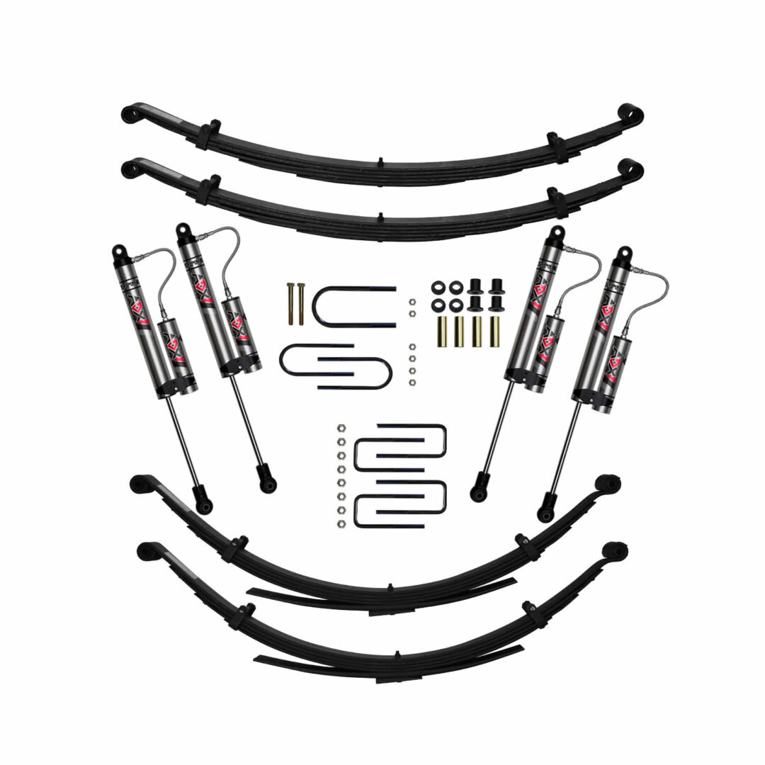 Skyjacker 75-93 Dodge W100 In Suspension Lift Kit W/ Adx M2.0 Alum Monotube Shocks - D400BK-XM