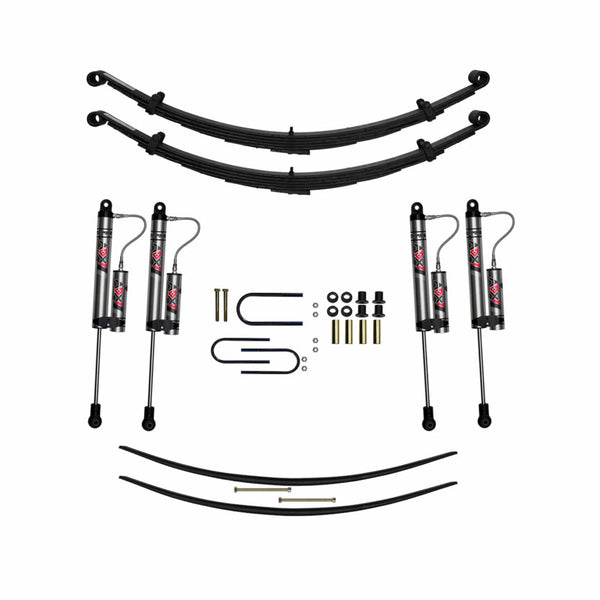 Skyjacker 87-93 Dodge W250 4 In Suspension Lift Kit With Adx M2.0 Aluminum Monotube Shocks - D400CDAK-XM