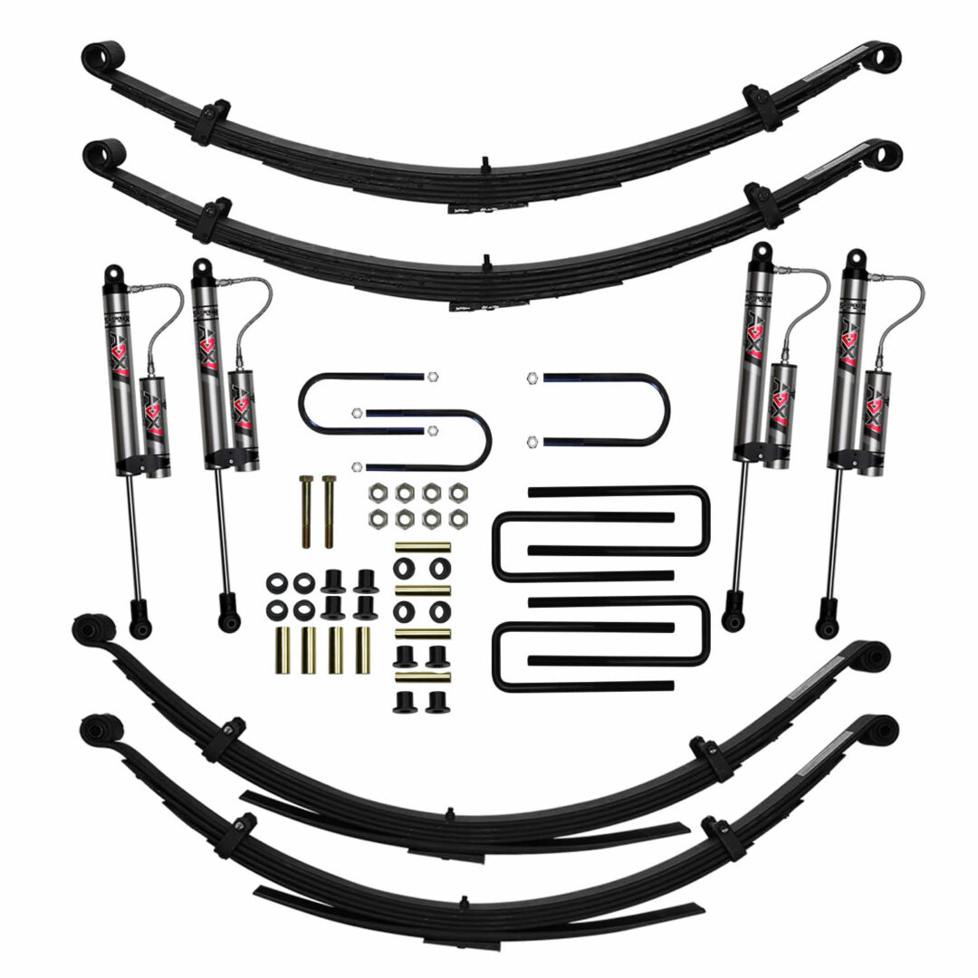 Skyjacker 87-91 Dodge W250 4 In Suspension Lift Kit With Adx M2.0 Aluminum Monotube Shocks - D400CDKS4-XM