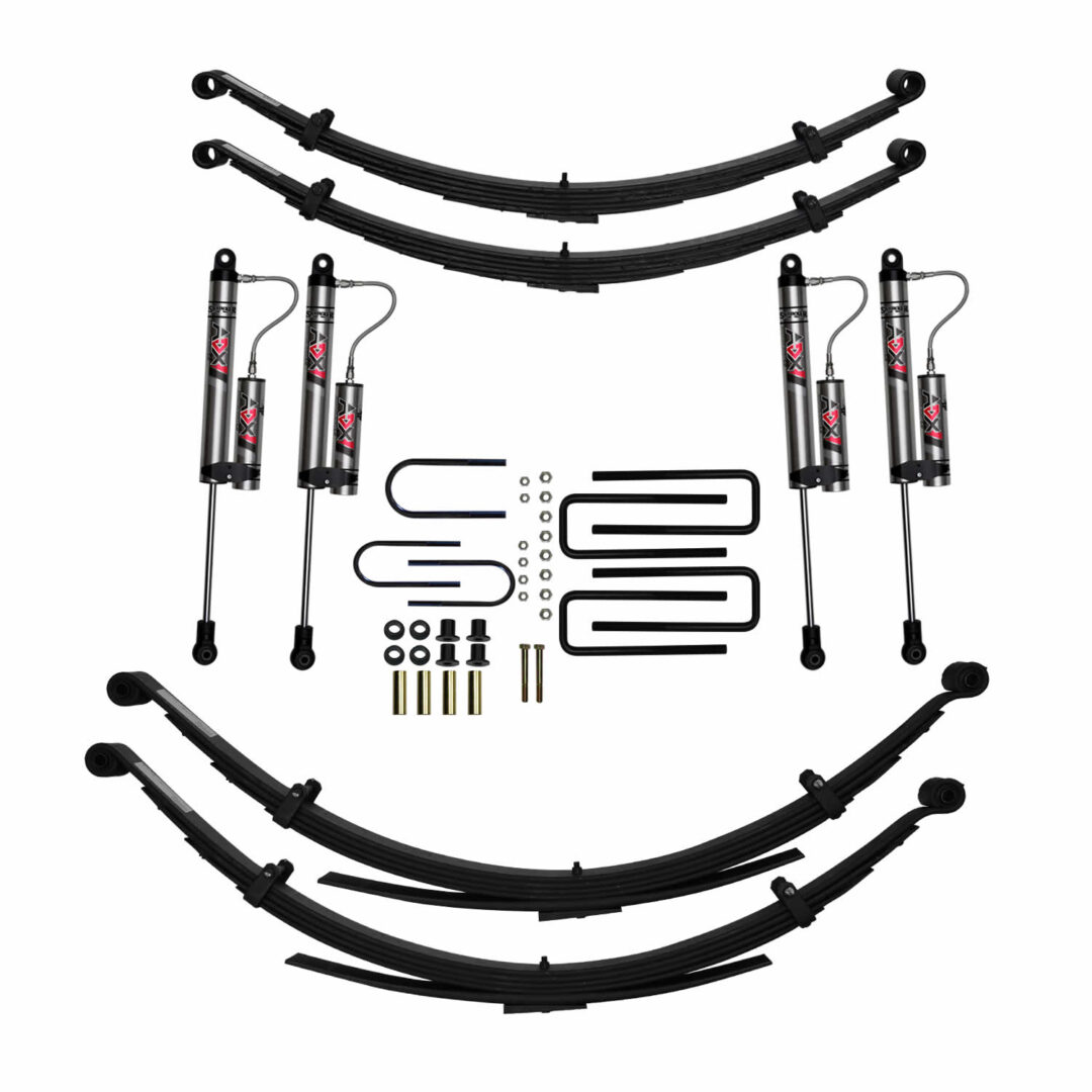 Skyjacker 75-93 Dodge W300 4 In Suspension Lift Kit With Adx M2.0 Aluminum Monotube Shocks - D400CK-XM