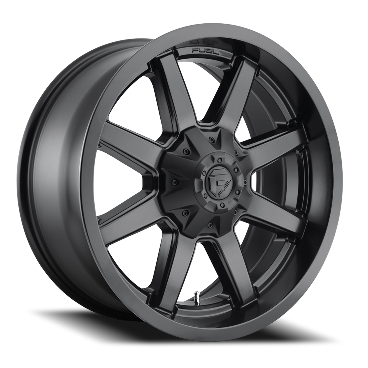 Aluminum Wheels 18X9 Maverick D436 8 On 170 Satin Black 125.1 Bore 1 Offset 8 Spoke Fuel Off Road Wheels