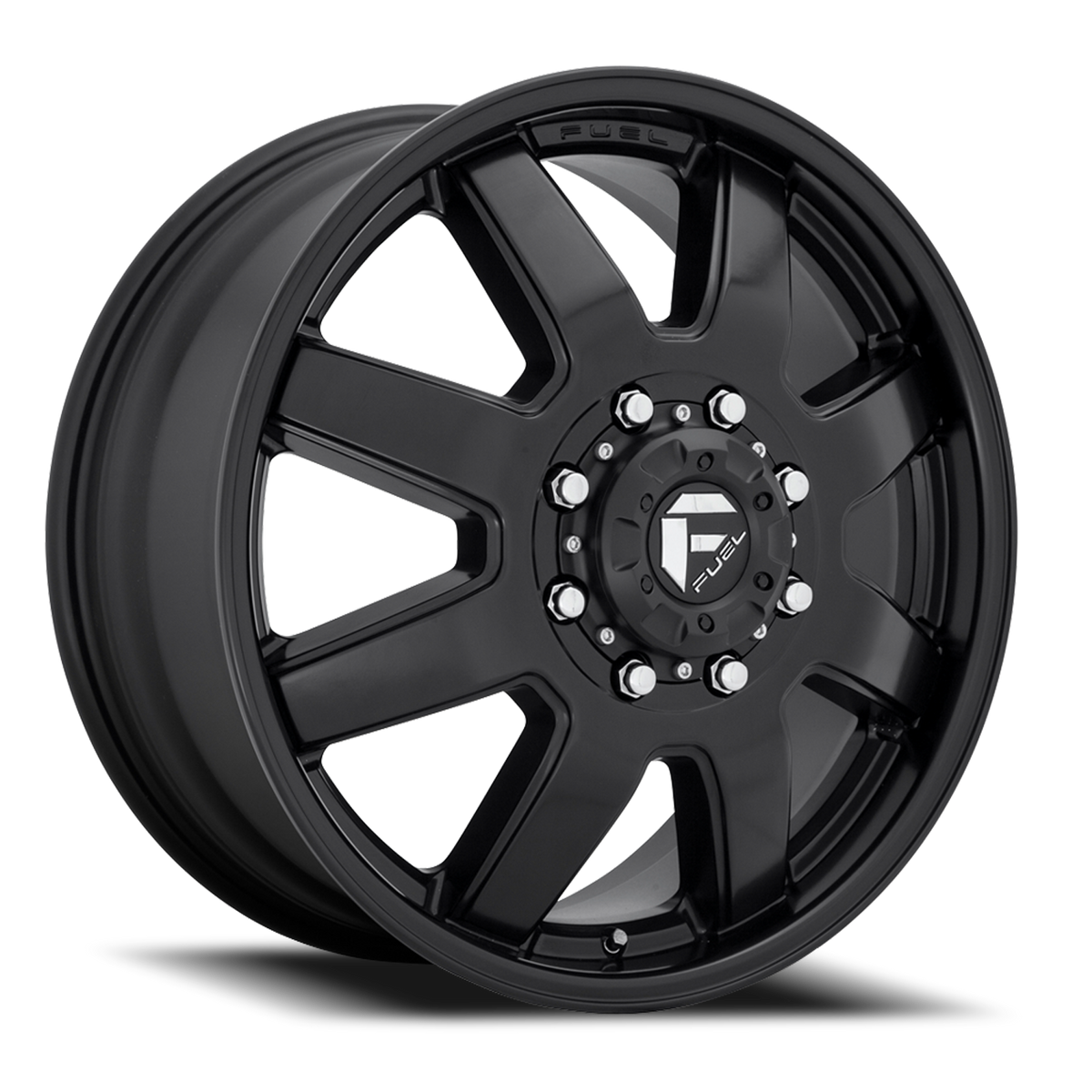 Dually Wheels 20X8.3 Maverick Dually D436 8 On 210 Matte Black 154.3 Bore 122 Offset 7 Spoke Front Dually Fuel Off Road Wheels