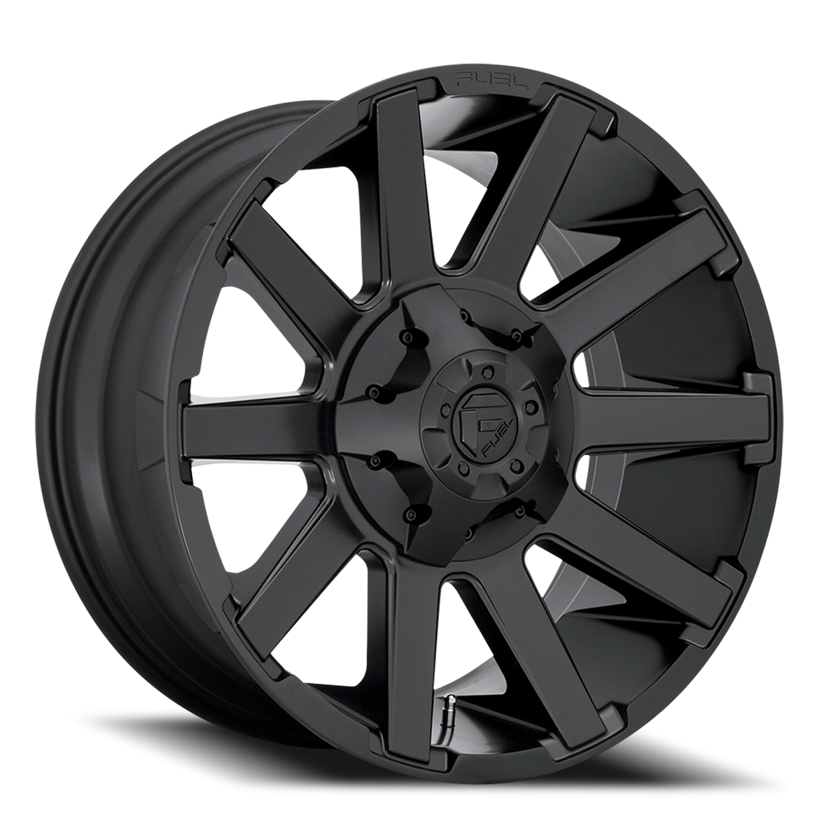 Aluminum Wheels 20X9 Contra D437 5 On 139.7/5 On 150 Matte Black 110.1 Bore 1 Offset 8 Spoke Fuel Off Road Wheels