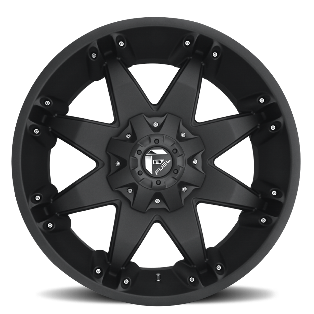Aluminum Wheels 20X12 Octane D509 8 On 170 Matte Black 125.2 Bore -44 Offset Fuel Off Road Wheels