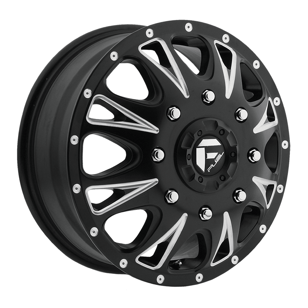 Fuel Off-Road Aluminum Wheels 17X6.5 Throttle D513 Matte Black Milled