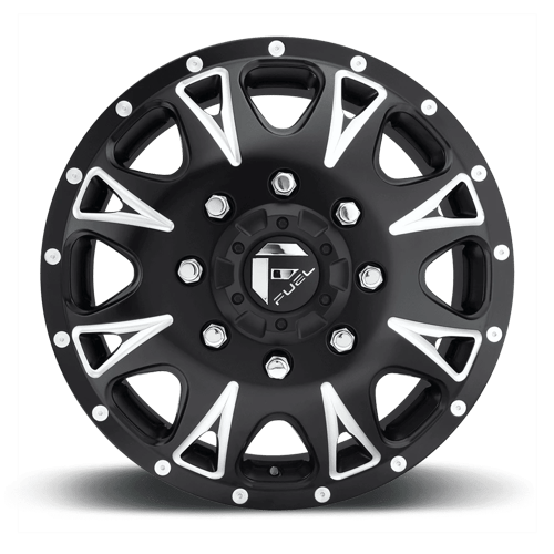 Fuel Off-Road D513 17X6.5 Matte Black Milled 8x210 +129mm