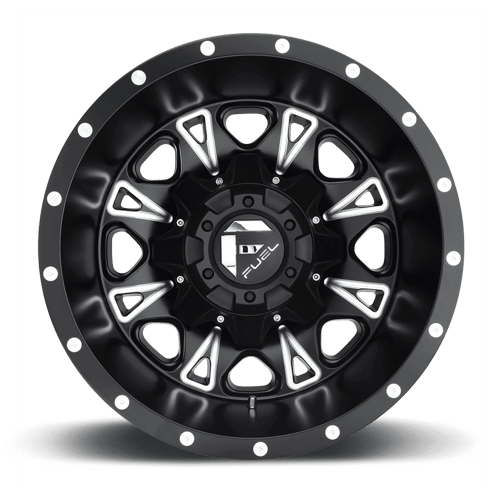 Fuel Off-Road D513 17X6.5 Matte Black Milled 8x165.1 -140mm