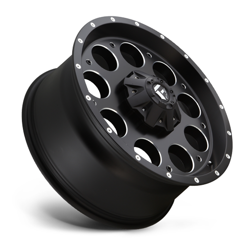 Aluminum Wheels 17X9 Revolver D525 6 On 135/6 On 139.7 Matte Black Milled 106.4 Bore 1 Offset Fuel Off Road Wheels
