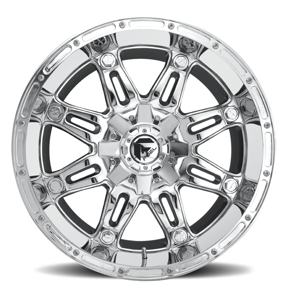 Aluminum Wheels 17X9 Hostage D530 8 On 165.1 Chrome 125.2 Bore 1 Offset Fuel Off Road Wheels