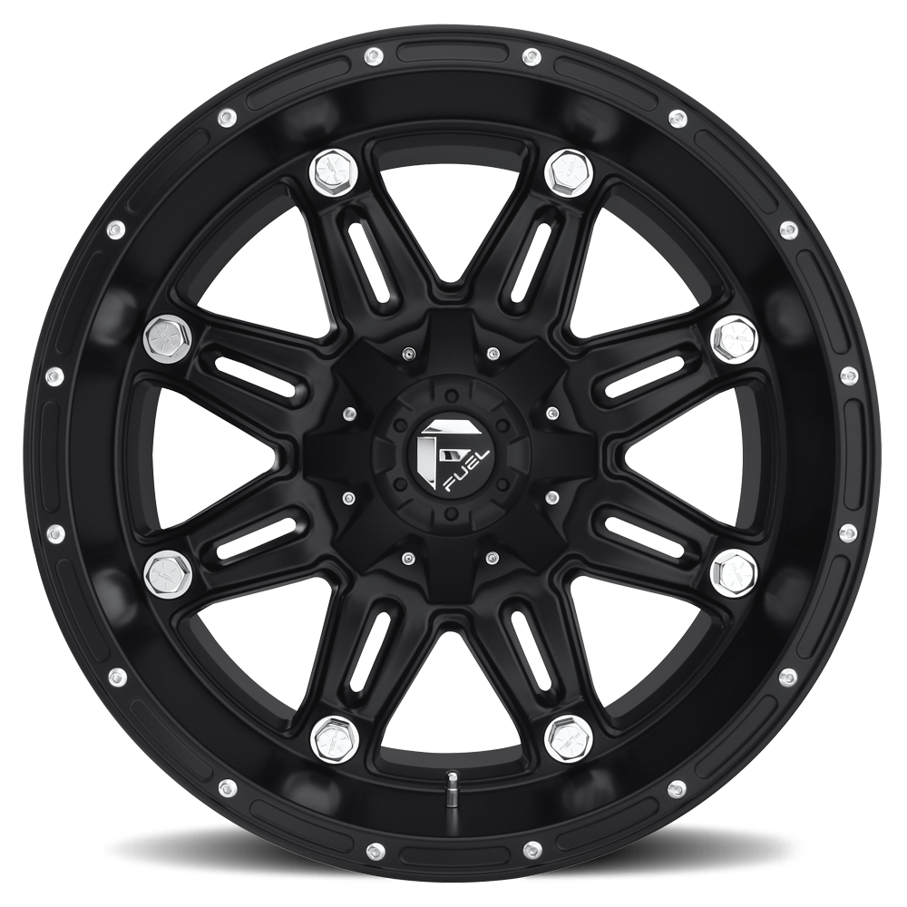 Aluminum Wheels 22X12 Hostage D531 6 On 135/6 On 139.7 Matte Black 106.3 Bore -44 Offset Fuel Off Road Wheels