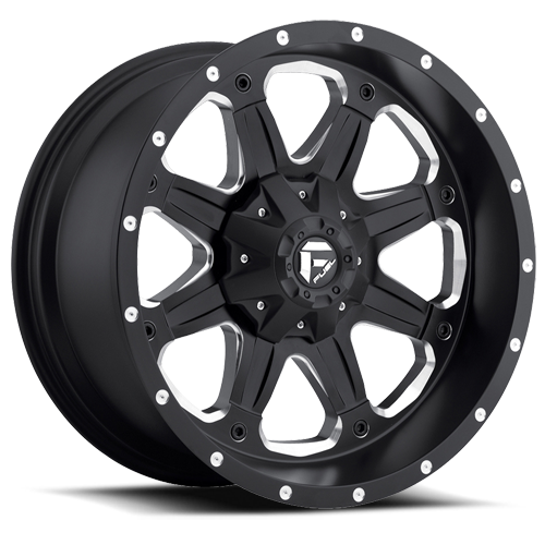 Fuel Off-Road Aluminum Wheels 20X9 Boost D534 Black Milled