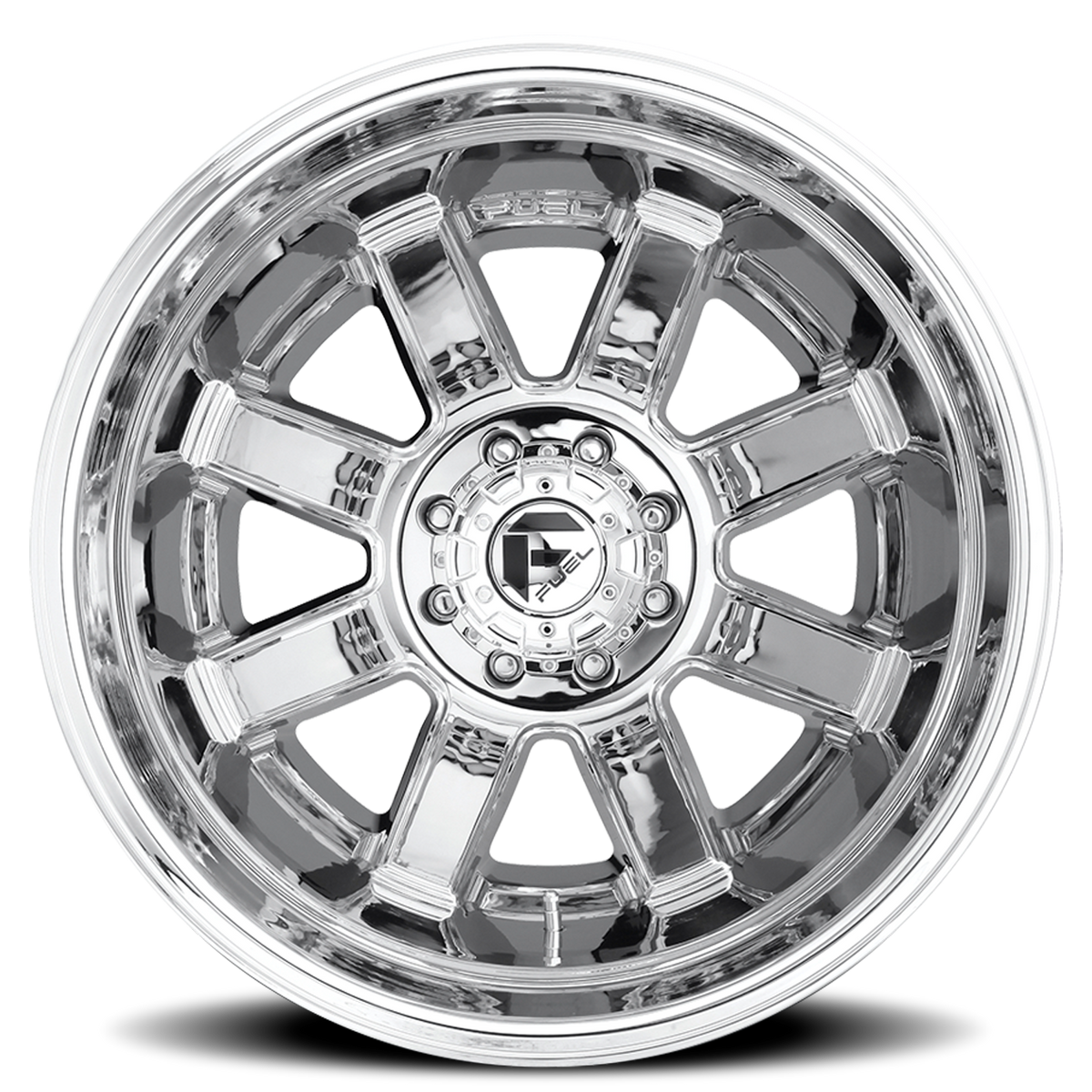 Dually Wheels 17X6.5 Maverick Dually D536 8 On 210 Chrome 154.3 Bore -140 Offset 7 Spoke Outer Dually Fuel Off Road Wheels