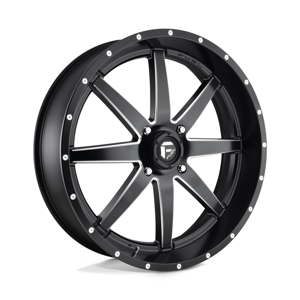 Fuel Off-Road Aluminum Wheels 24X7 Maverick Utv D538 Matte Black Milled