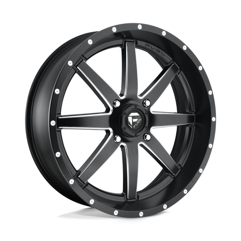 Fuel Off-Road D538 22X7 Matte Black Milled 4x137 +13mm