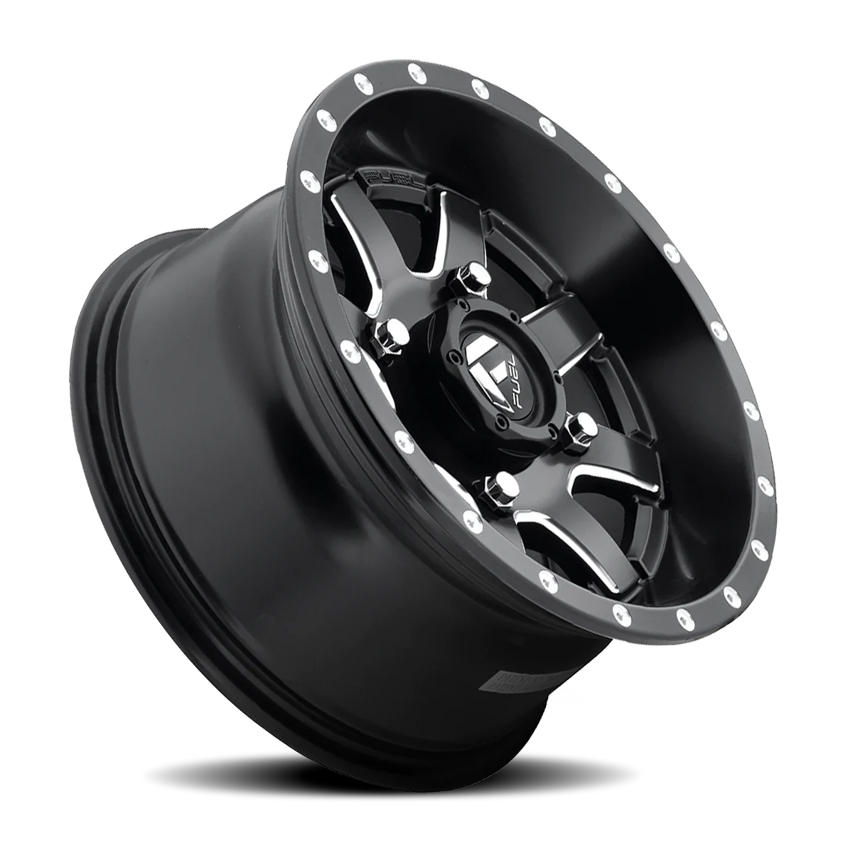 Aluminum Wheels 15X10 Maverick UTV D538 4 On 156 Matte Black Milled 132 Bore 0 Offset Fuel Off Road Wheels