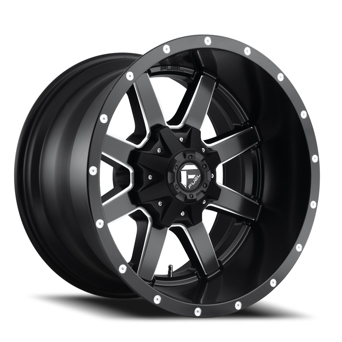 Fuel Off-Road Aluminum Wheels 17X9 Maverick D538 Black/Milled