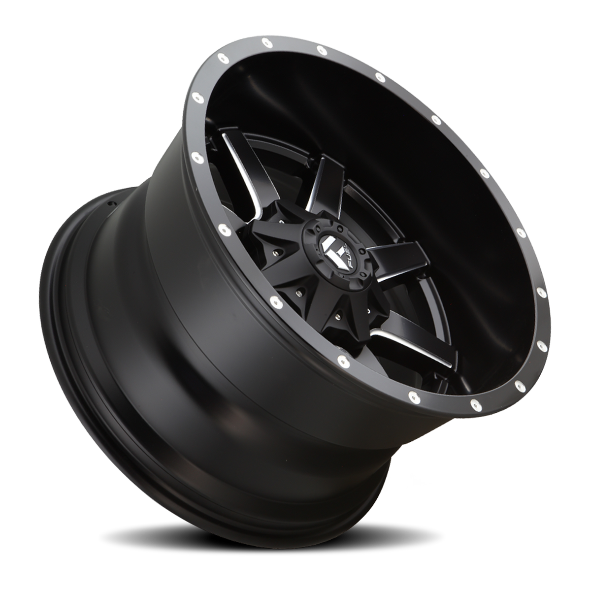 Aluminum Wheels 20X9 Maverick D538 6 On 120/6 On 139.7 Black Milled 78.1 Bore 19 Offset Fuel Off Road Wheels