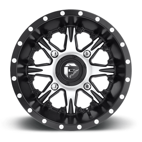Fuel Off-Road Aluminum Wheels 14X7 Nutz Utv D541 Matte Black Machined