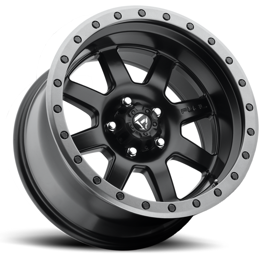 Aluminum Wheels 17X8.5 Trophy D551 6 On 139.7 Matte Black 108 Bore -6 Offset Fuel Off Road Wheels