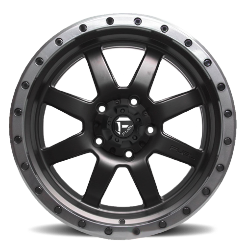 Aluminum Wheels 18X9 Trophy D551 6 On 139.7 Matte Black 108 Bore 1 Offset Fuel Off Road Wheels