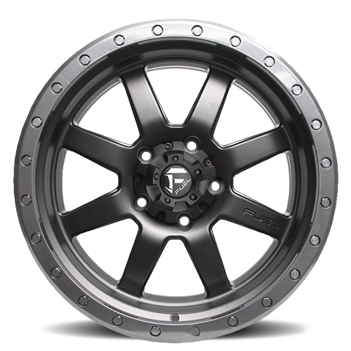 Aluminum Wheels 17X8.5 Trophy D552 6 On 139.7 Anthracite Gray 108 Bore -6 Offset Fuel Off Road Wheels