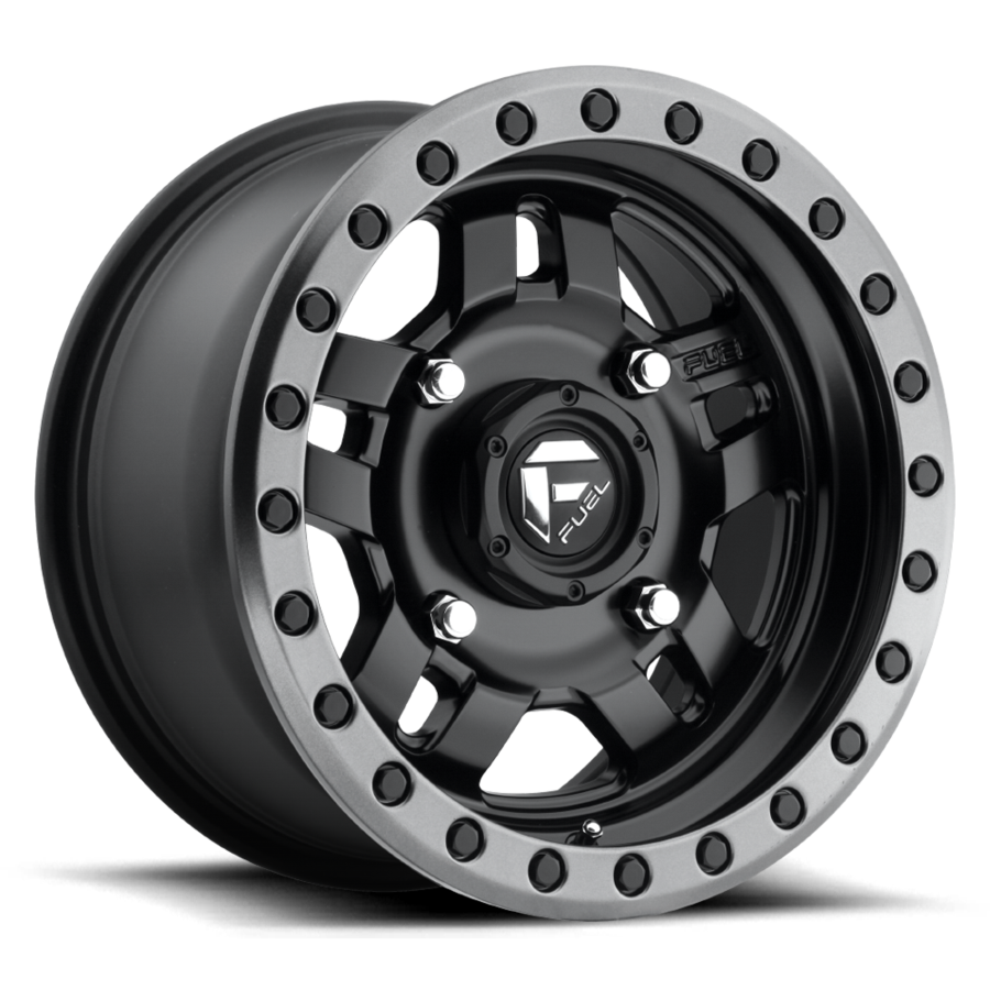 Fuel Off-Road Aluminum Wheels 15X7 Anza UTV D557 Matte Black Beadlock