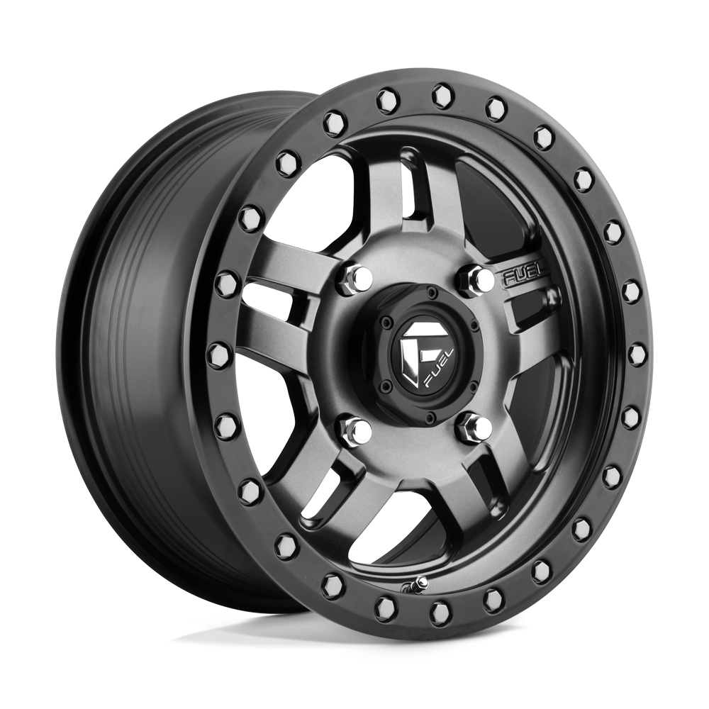 Fuel Off-Road D558 14X7 Matte Gunmetal Black Bead Ring 4x156 +13mm