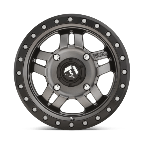 Fuel Off-Road D558 14X7 Matte Gunmetal Black Bead Ring 4x156 +13mm