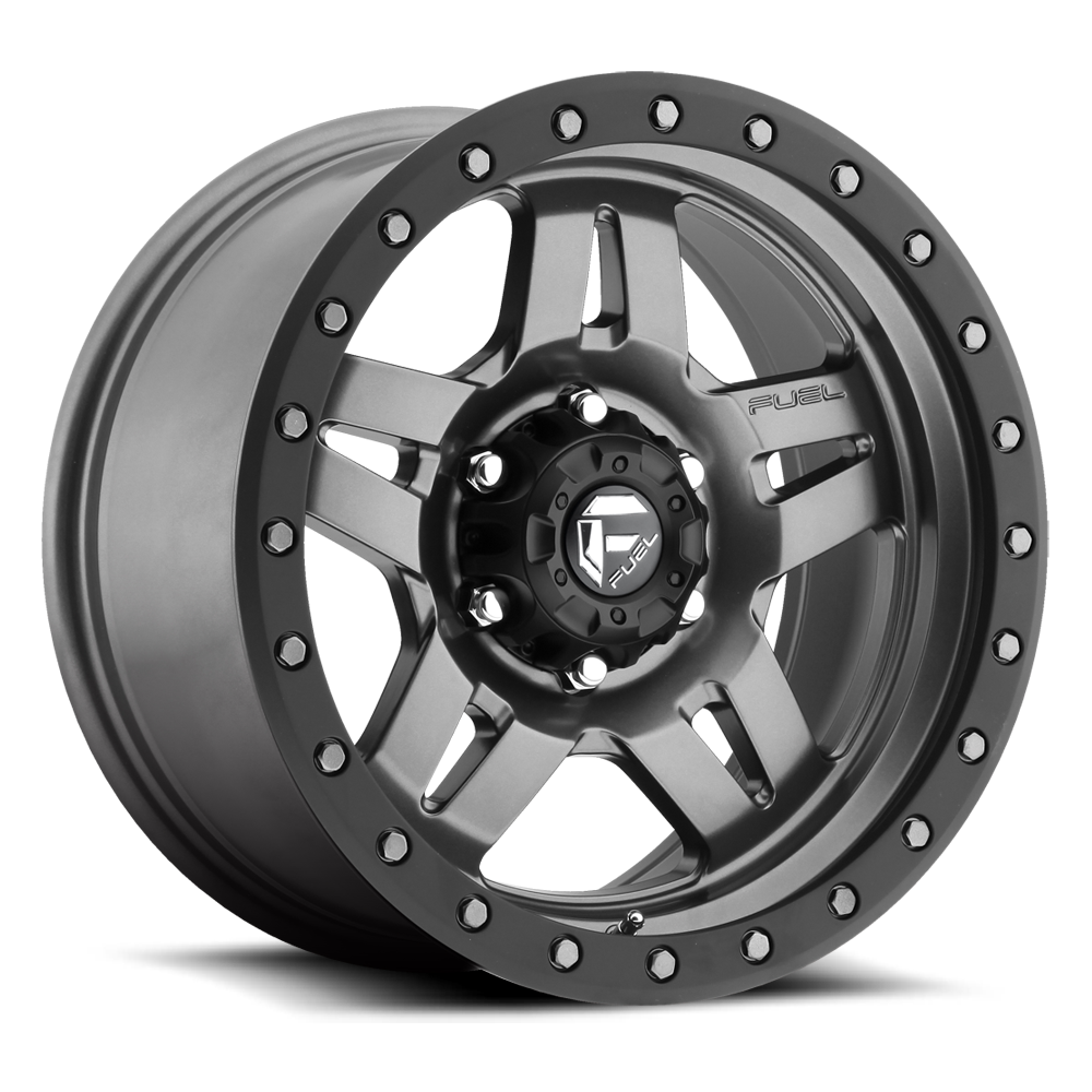 Fuel Off-Road Aluminum Wheels 17X8.5 Anza D558 Matte Gunmetal Gray